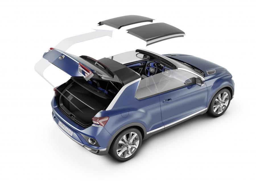 Схема Volkswagen T-ROC Concept 2014 года  (фото 14 из 28)